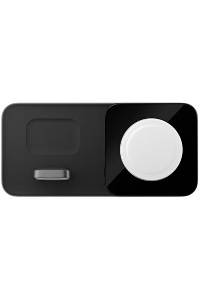 Nomad Base One Max 3-în-1 MFi MagSafe - 15W, compatibil cu Apple Watch, AirPo...