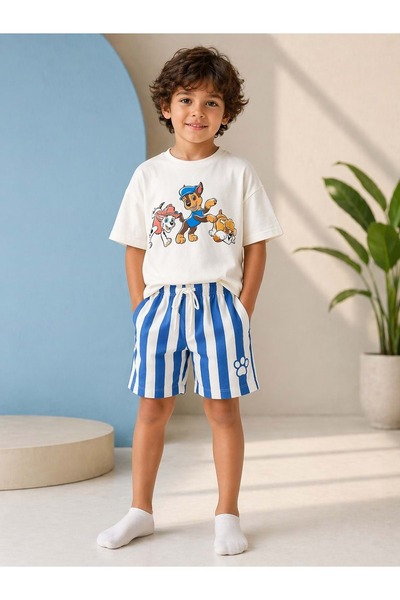 Lolliboomkids Αγόρια χαριτωμένα σκυλάκια με στάμπα στο κάτω μέρος και στο επά...