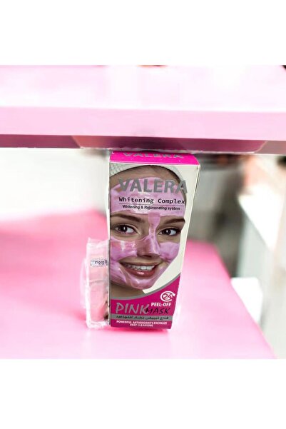 Valera Pink Peel-Off Mask, Whitening Complex, Deep Cleansing Facial Mask