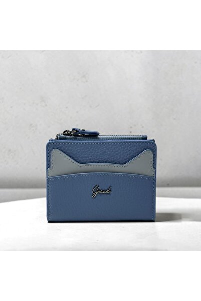 Grande Γυναικείο πορτοφόλι από γνήσιο δέρμα, μικρού μεγέθους