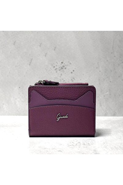 Grande Γυναικείο πορτοφόλι από γνήσιο δέρμα, μικρού μεγέθους