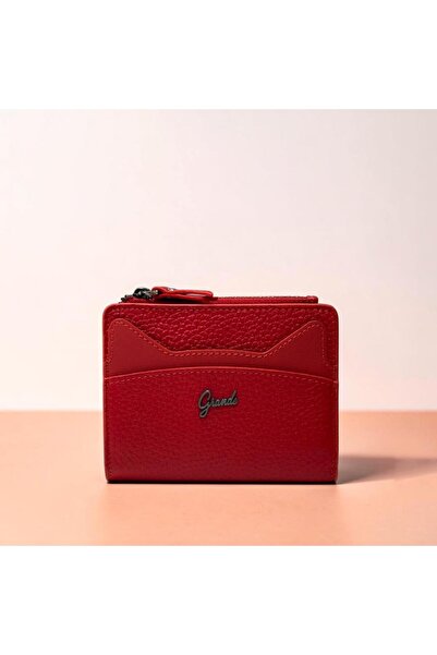 Grande Γυναικείο πορτοφόλι από γνήσιο δέρμα, μικρού μεγέθους