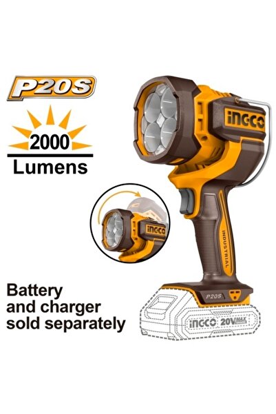 Ingco Φανάρι 20 V 2000 Λούμενς