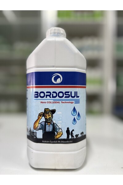 ORGÜB Bordosul Sıvı Bordo Bulamacı Kükürt İçerikli pH Düzenleyici Gübre – 5 L...