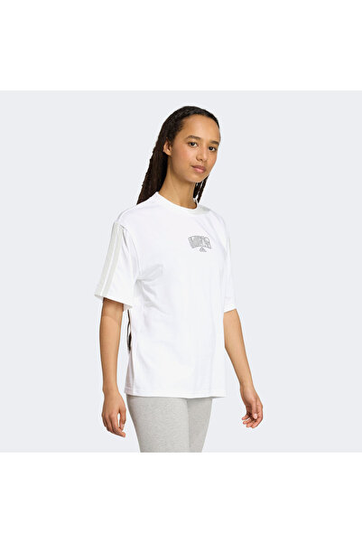 adidas Camo Kadın Beyaz T-Shirt