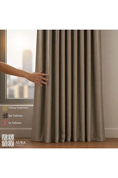 Fluiana Blackout Perde | Vizon Blackout Perde |%100 Karartma Perde|Güneş Geçi...