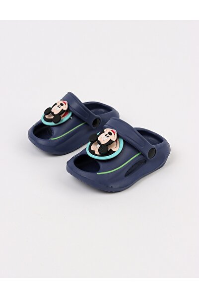 MiniKids Jibbtz Mickey Περιστρεφόμενες Αφρώδεις Παντόφλες, Ναυτικό Μπλε