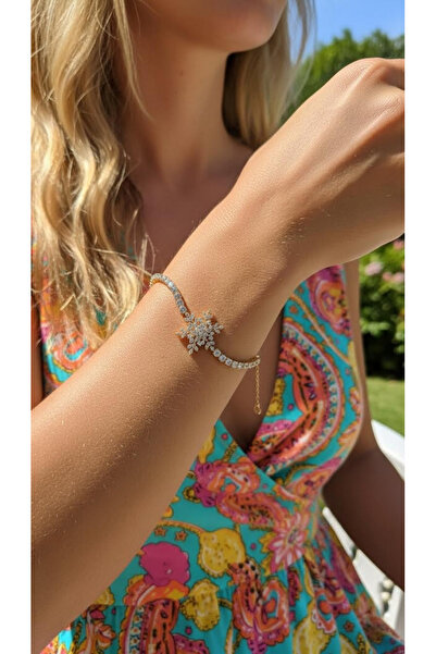 İNN JEWELLERY Steel Bracelet, Anti-Tarnish, Anti-Allergic, with Elevator Figu...