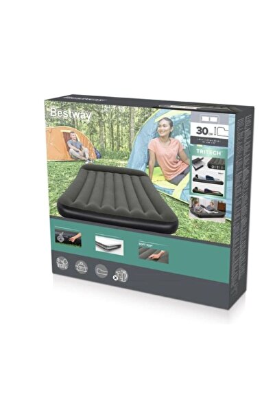 BESTWAY Yüksek Konforlu Havalı Yatak 1.91 m x 1.37 m x 30 cm