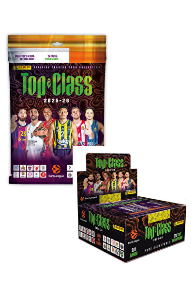 Next Plus Licensed 2025-26 Euroleague Top Class Official Card Collection - Bo...