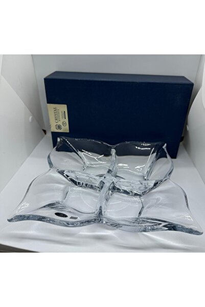 Armonia Floral Platou din Cristal de Bohemia compartimentat D36