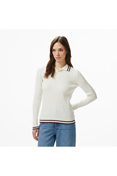 Nautica Kadın Kahverengi Regular Fit Kazak