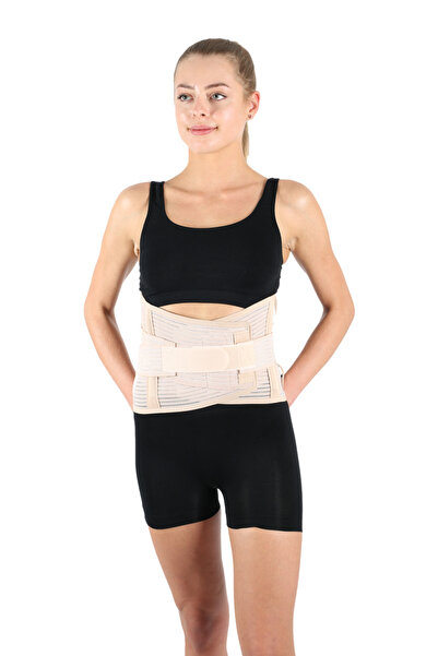 HealthLine Çelik Balenli Lumbostad Korse(26CM)–Destekleyici Ortopedik Bel Kor...