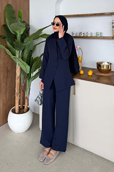 Hazamoda Σετ παντελονιού Inter σε μπλε ναυτικό χρώμα