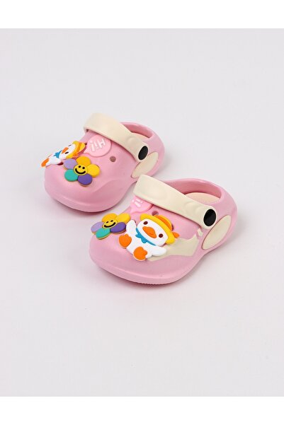 MiniKids Jibbtz Duck ελαφριά παντόφλα από αφρό, ροζ