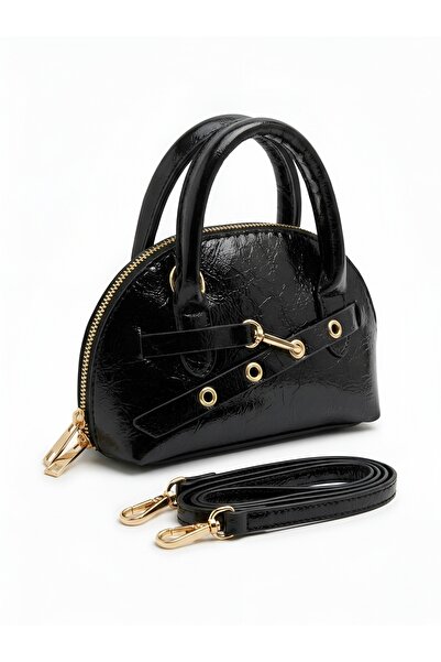 Satuna Women's Buckle Detailed Hand and Shoulder Bag
