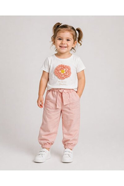 Honey Kids Kız çocuk pantolonlu yazlık alt üst takım