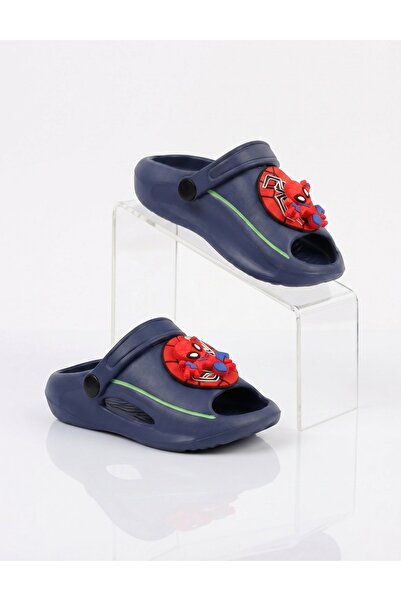 MiniKids Jibbtz Περιστρεφόμενες Παντόφλες Σπάιντερ-Μαν, Ναυτικό Μπλε