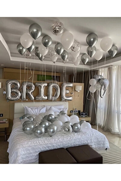 parti kral Bride To Be Bekarlığa Veda Partisi Temalı Her Harf 70 Cm (Balon Po...