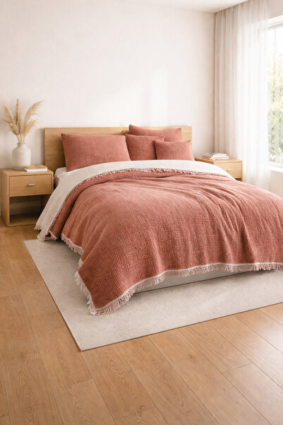 Shopyteks Κουβέρτα τηλεόρασης πολλαπλών χρήσεων 100% βαμβακερή 4 στρώσεων μου...