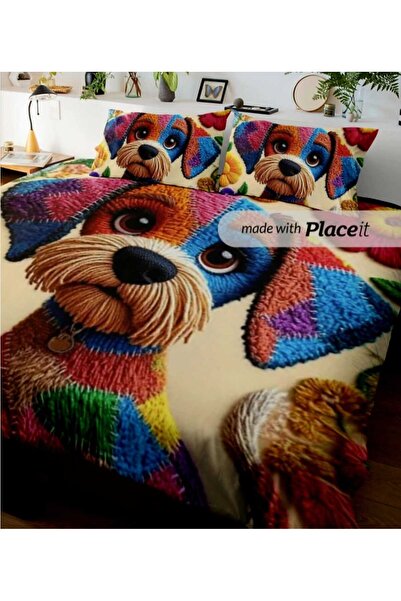 Elmas Dizayn 3D Children's Youth Boys Girls Bedding Set 160*240 cm Organic Co...