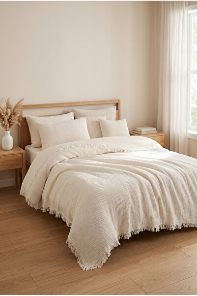 Shopyteks Κουβέρτα τηλεόρασης πολλαπλών χρήσεων 100% βαμβακερή 4 στρώσεων μου...