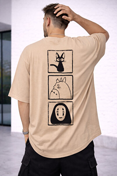 Nulivez Anime Ghibli Characters Back Printed High Quality Compact Unisex Over...