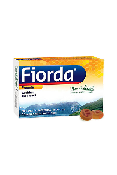 Plant Extrakt TM Fjorda cu aromă de propolis, 30 comprimate