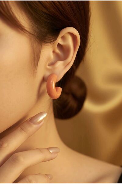 Monalisa Home Steel Anti-Tarnish Colorful Figured Earrings