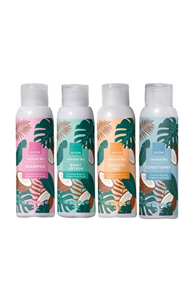 AVON Σετ Coconut Bay 4x100 ml – αφρόλουτρο, σαμπουάν, βάλσαμο και λοσιόν σώμα...