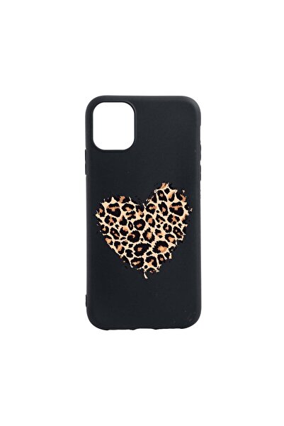 bestcase Θήκη σιλικόνης συμβατή με Apple iPhone 13 Pro, Σχέδιο Καρδιά Λεοπάρ,...
