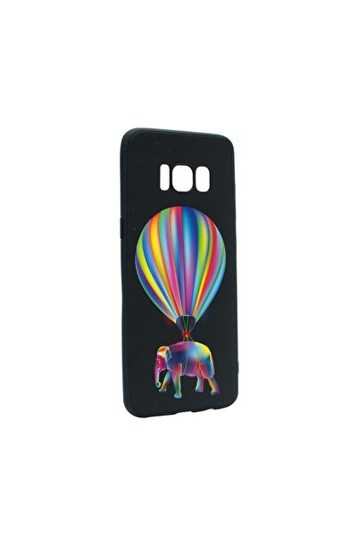 bestcase Θήκη σιλικόνης συμβατή με Samsung Galaxy S8, Ελέφαντας Ουράνιο Τόξο,...