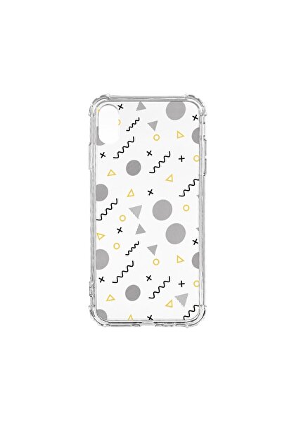 bestcase Husă antișoc din silicon compatibilă cu Apple iPhone XS Max, Abstrac...