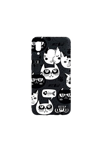 bestcase Λεπτή Θήκη Σιλικόνης 0.8MM, Συμβατή με Samsung Galaxy A40, Cool Cats...