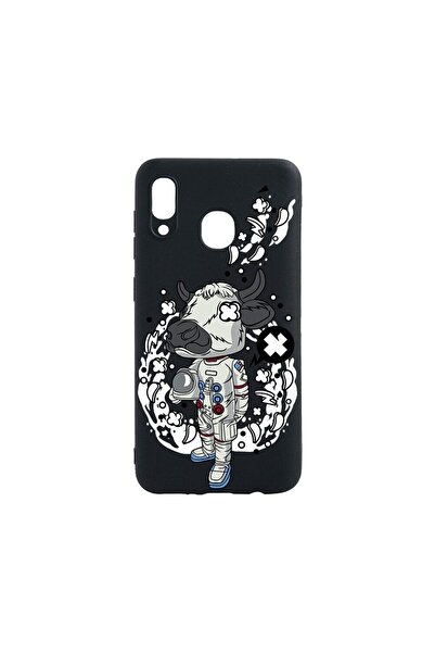 bestcase Λεπτή Θήκη Σιλικόνης 0.8MM, Συμβατή με Samsung Galaxy A40, Αστροναύτ...