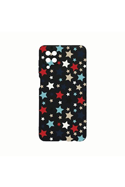 bestcase Θήκη Σιλικόνης, Συμβατή με Samsung Galaxy A12, Σχέδιο Αστέρια, Ανθεκ...