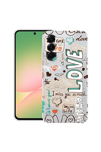 bestcase Θήκη για Samsung Galaxy A17 5G με σχέδιο Love, Διαφανής Λεπτή Σιλικό...