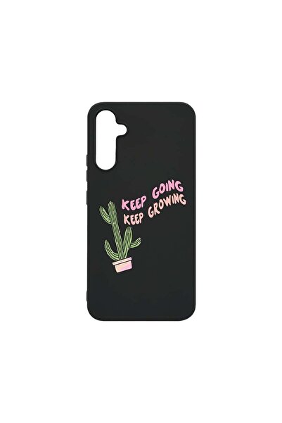 bestcase Θήκη, Συμβατή με Samsung Galaxy A34, Σχέδιο  "Keep Growing ", Σχέδιο...