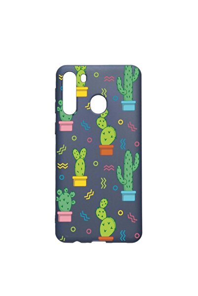 bestcase Θήκη σιλικόνης συμβατή με Samsung Galaxy A21, Κάκτος, ανθεκτική στη ...