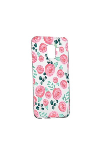 bestcase Θήκη με σχέδιο τριαντάφυλλα, για Samsung Galaxy A6 Plus / J8 2018, α...