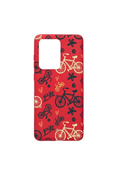 bestcase Θήκη σιλικόνης συμβατή με Samsung Galaxy S20 Ultra, Bike Love, ανθεκ...
