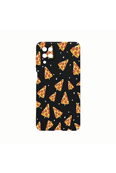 bestcase Θήκη Σιλικόνης, Συμβατή με Samsung Galaxy A12, Σχέδιο Πίτσας, Ανθεκτ...