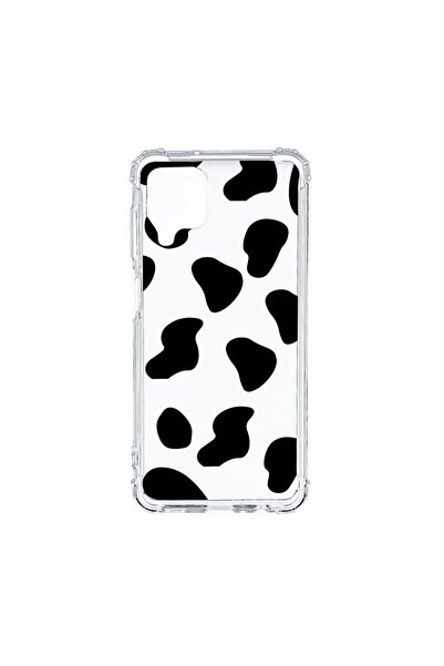 bestcase Husa Αντικραδασμική Θήκη Συμβατή με Samsung Galaxy A12, Μαύρη Αγελάδ...