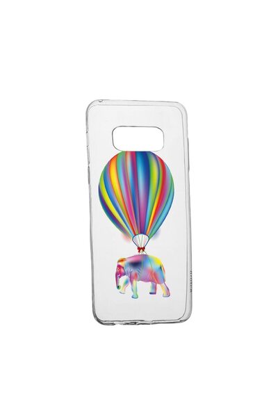 bestcase Θήκη σιλικόνης συμβατή με Samsung Galaxy S8, Ελέφαντας Ουράνιο Τόξο,...