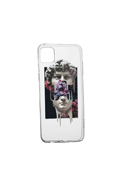 bestcase Husa Silicon Compatibila cu Apple iPhone 13 Pro, David Statue, rezis...
