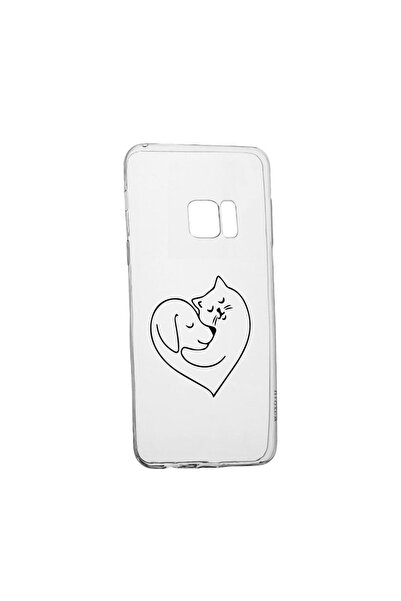 bestcase Θήκη σιλικόνης συμβατή με Samsung Galaxy S7, Σχέδιο Αγάπη Σκύλου και...