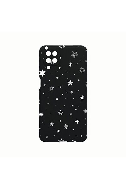 bestcase Θήκη Σιλικόνης, Συμβατή με Samsung Galaxy A12, Σχέδιο Αστέρια, Ανθεκ...