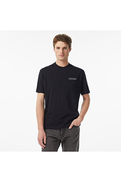 Napapijri S-Back Graphic Erkek Siyah T-Shirt