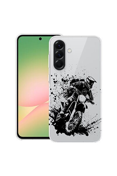 bestcase Θήκη για Samsung Galaxy S25 FE με Σχέδιο MotoCross, Διαφανής Λεπτή Σ...