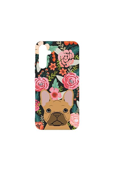 bestcase Θήκη, Συμβατή με Samsung Galaxy A34, Σχέδιο Σκύλος και Λουλούδια, Λε...